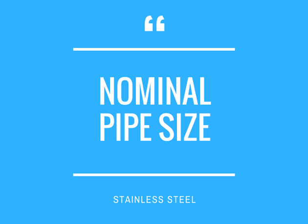 nominal pipe size