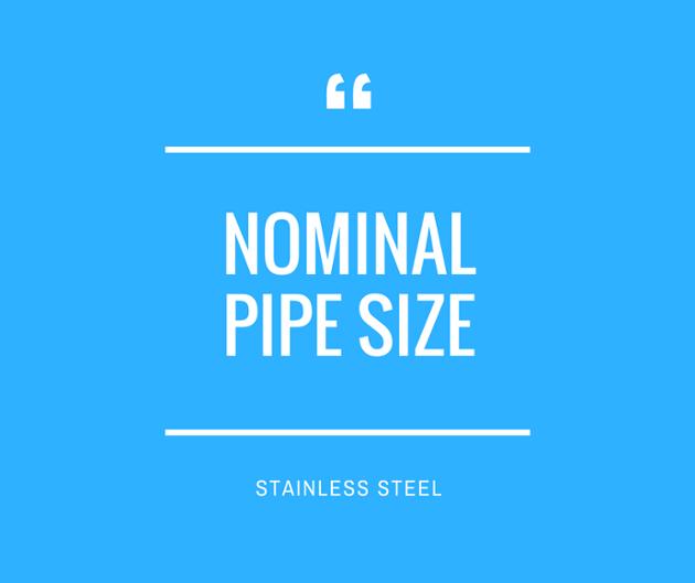 nominal pipe size